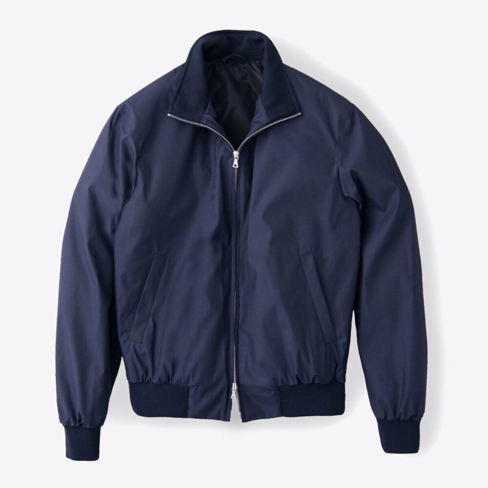blue jacket